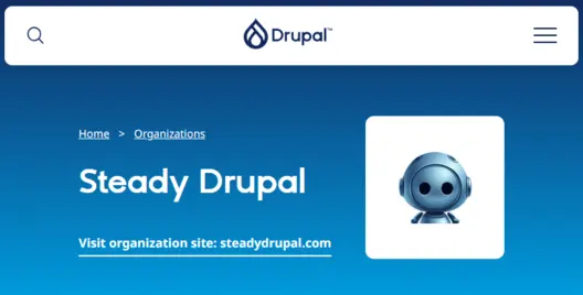 Steady Drupal profile screenshot from Drupal.org